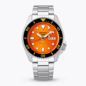 Seiko 5 Sports SRPD59K1 — Montre automatique homme cadran orange