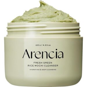 Arencia Nettoyant Visage Coréen au Riz et Mochi — Gommage Doux, Nettoyage Profond, Hydratant