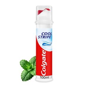 Colgate Cool Stripe — Pompe à dentifrice 100 ml