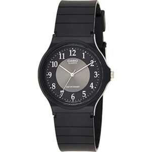 Casio MQ-24-1B3LLEF — Montre mixte analogique, bracelet résine noire
